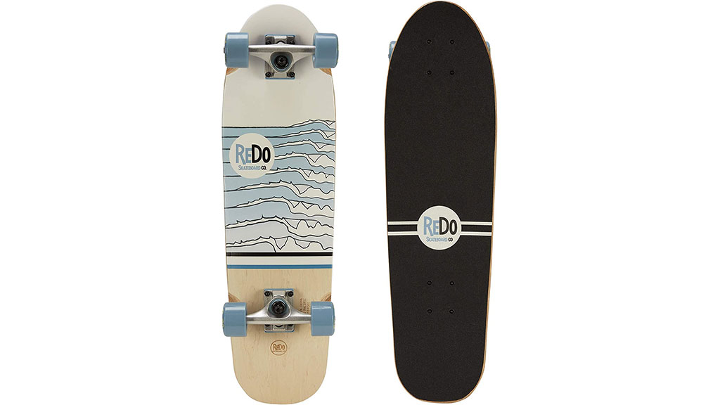 REDO SKATEBOARD ZODIAC PREMIUM CRUISER BLUE WAVES SKATEBOARD | The