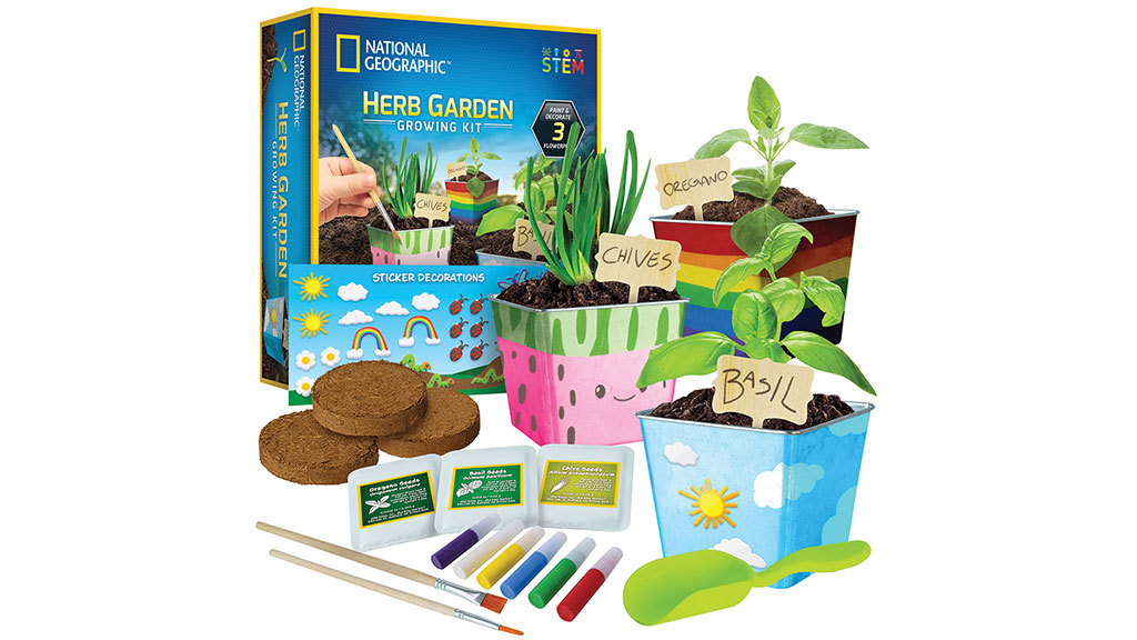 NATIONAL GEOGRAPHIC HERB GARDEN GROWING KIT | The Toy Insider
