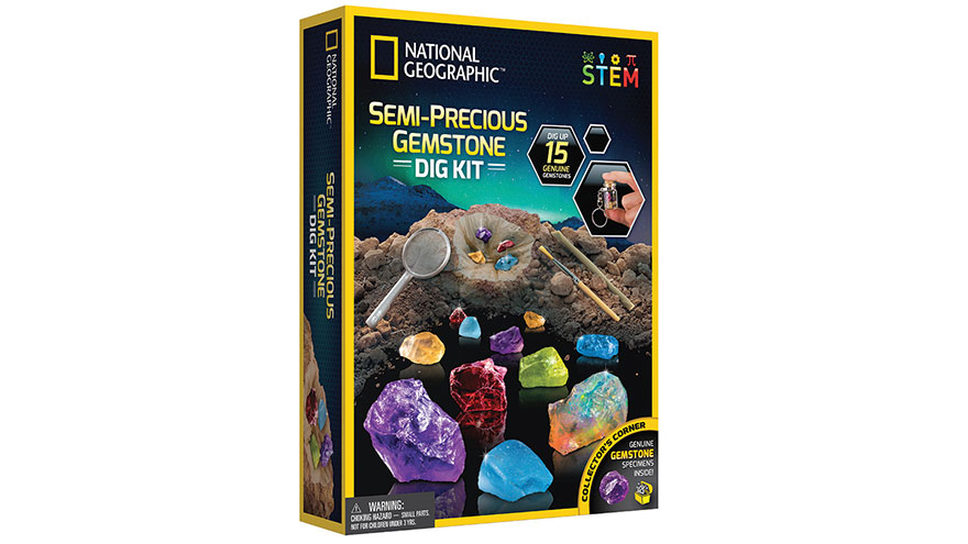 National Geographic Gemstone Dig Kit