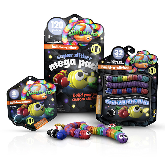 SLITHER.IO BUILD-A-SLITHER ASSORTMENT - The Toy Insider