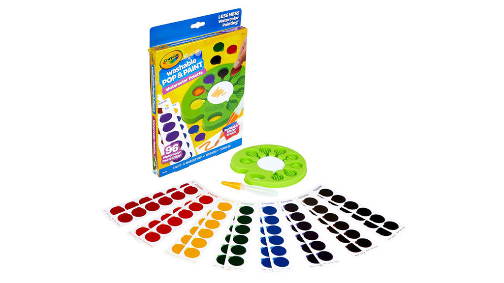 WASHABLE POP & PAINT WATERCOLOR PALETTE The Toy Insider