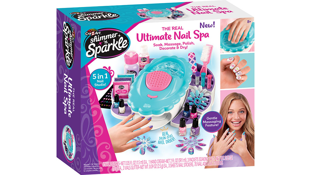 Nail At-Home Beauty Parties with the Shimmer 'N Sparkle Real Ultimate Nail  Spa - The Toy Insider