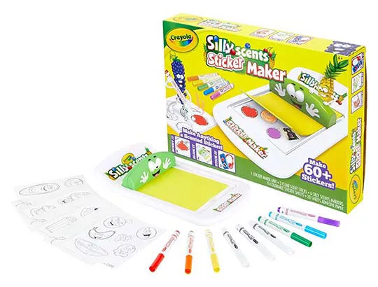 CRAYOLA SILLY SCENTS STICKER MAKER - The Toy Insider