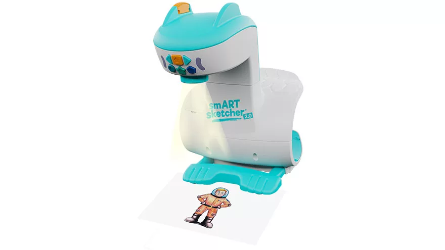 smART sketcher 2.0 Projector Learning and Creative Toy Teal & White  854617005213