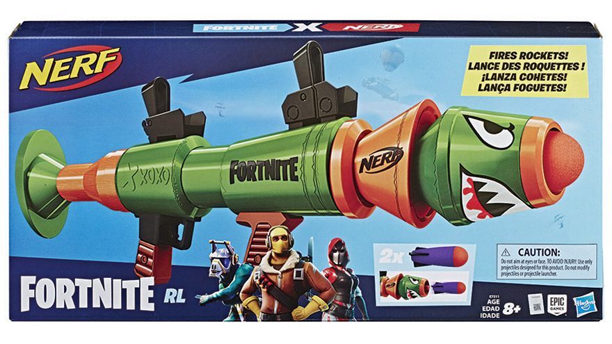 Nerf Fortnite RL-Ripley Dart Blaster with 2 Rockets Kids