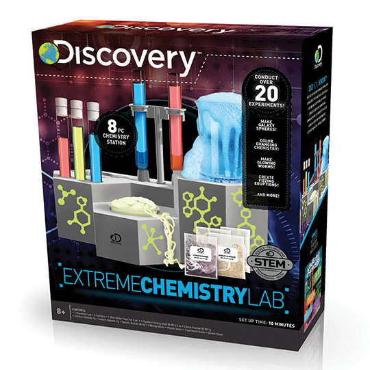 Discovery kids chemistry 2025 lab kit 80 experiments