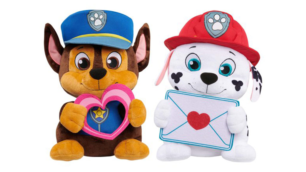 paw patrol valentine stuffed animal