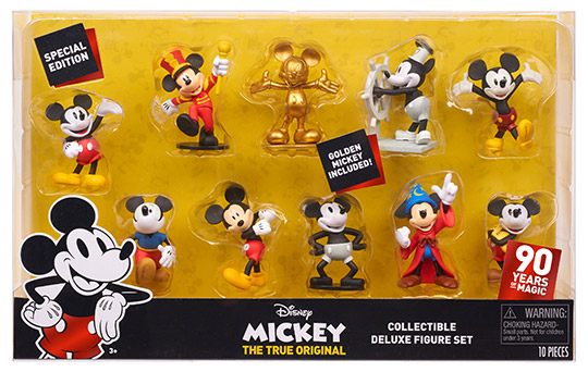 正規品　新品未開封　Mickey Family シュリンク付き MICKEY'S 90TH ANNIVERSARY COLLECTIBLE DELUXE FIGURE SET
