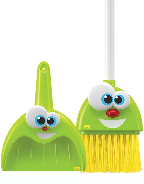 SILLY SAM BROOM AND DUSTPAN - The Toy Insider