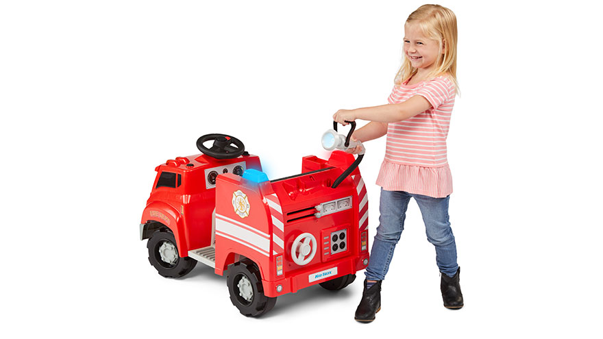 Kid trax fire truck sales