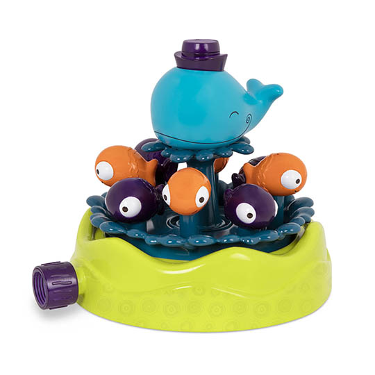 B toys hot sale whirly whale sprinkler