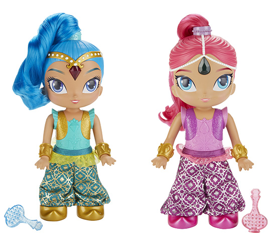 Shimmer and shine dancing hot sale dolls