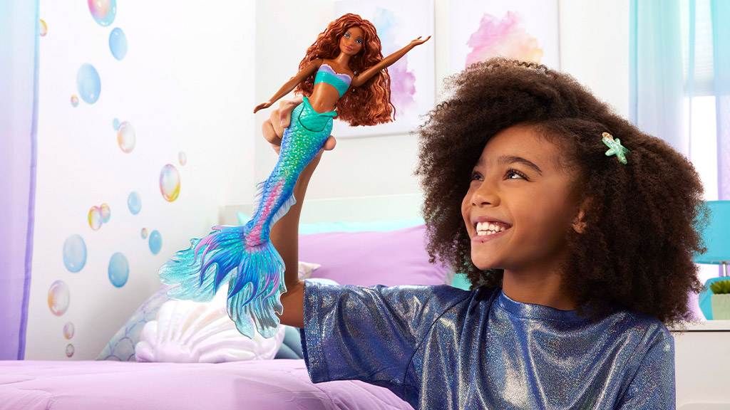 Disney Live Action Little Mermaid Ariel Doll Halle Bailey 2023 Movie ...