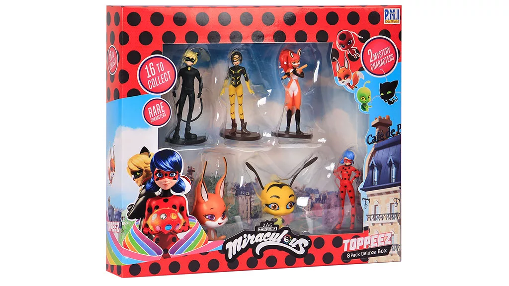 MIRACULOUS TOPPEEZ 8 PACK DELUXE BOX (S1) - The Toy Insider