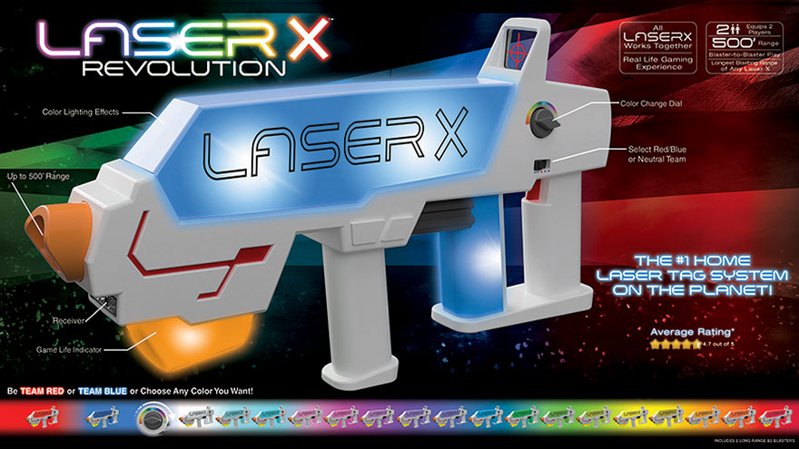 Laser X Ultra Long-Range Double Blasters Exclusive 2-Player Set