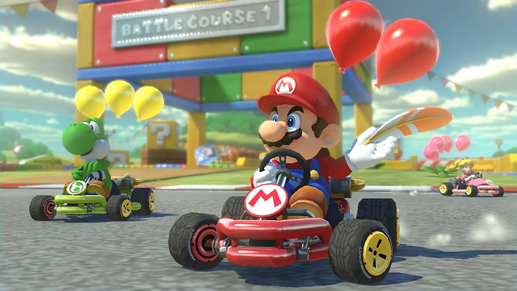 SUPER MARIO KART RACING DELUXE - THE TOY STORE