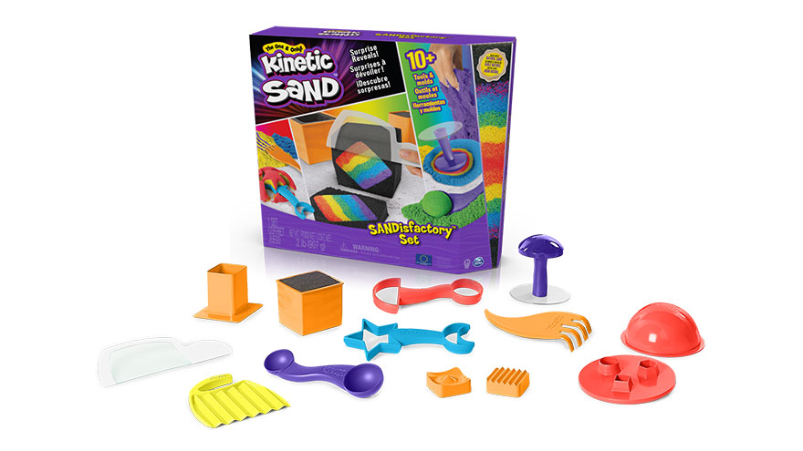 NEW Kinetic Sand Sandisfactory Set! How To Play 