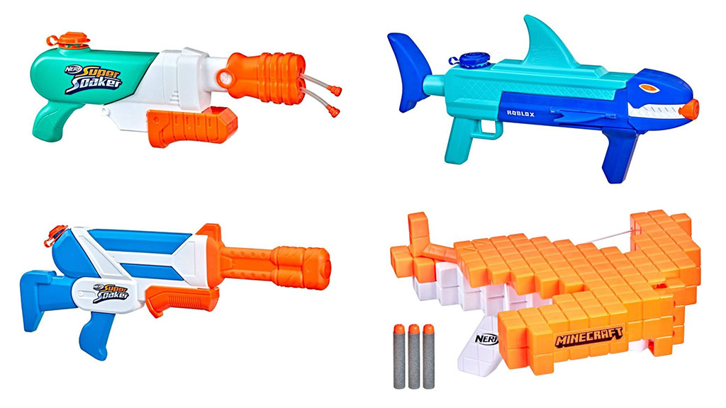 NERF Super Soaker Roblox SharkBite: SHRK 500 Water Blaster