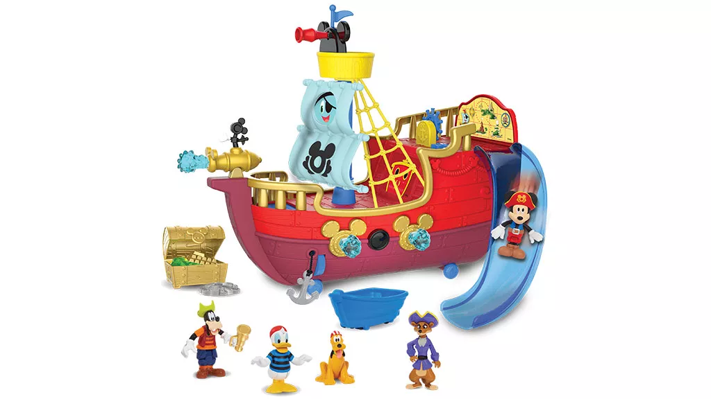 DISNEY JUNIOR MICKEY MOUSE FUNHOUSE TREASURE ADVENTURE PIRATE SHIP - The  Toy Insider
