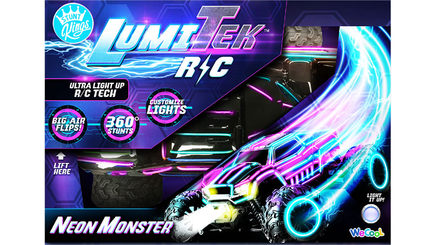 LumiTek store R/C Neon Giant Monster Truck