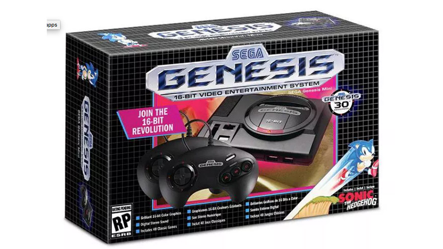 SEGA - 北米版 SEGA GENESIS MINI SEGA GENESIS MINI | The Toy Insider