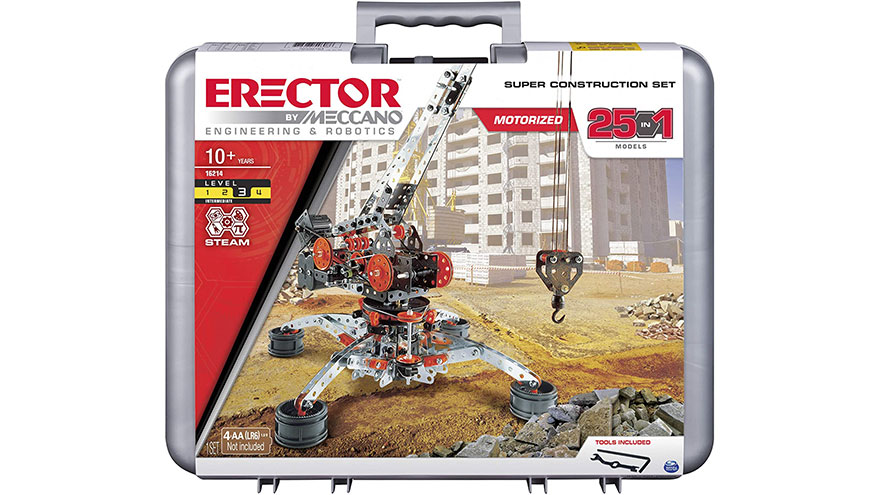 MECCANO - SUPER CONSTRUCTION SET, 25 MOTORIZED MODEL BUILDING KIT | The ...