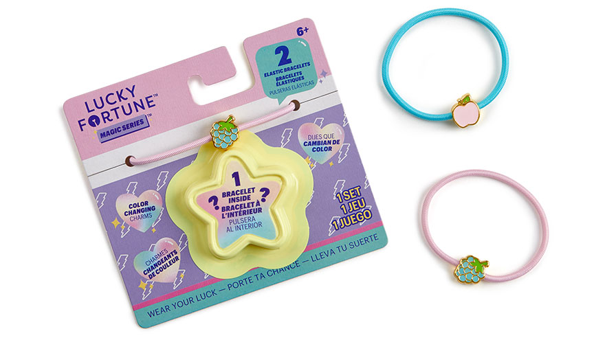  WowWee Lucky Fortune Magic Series - Reusable Water Bottle,  Stickers, Lucky Bracelet, & Scrunchy - Lucky H2O Water Bottle for Teens :  Toys & Games