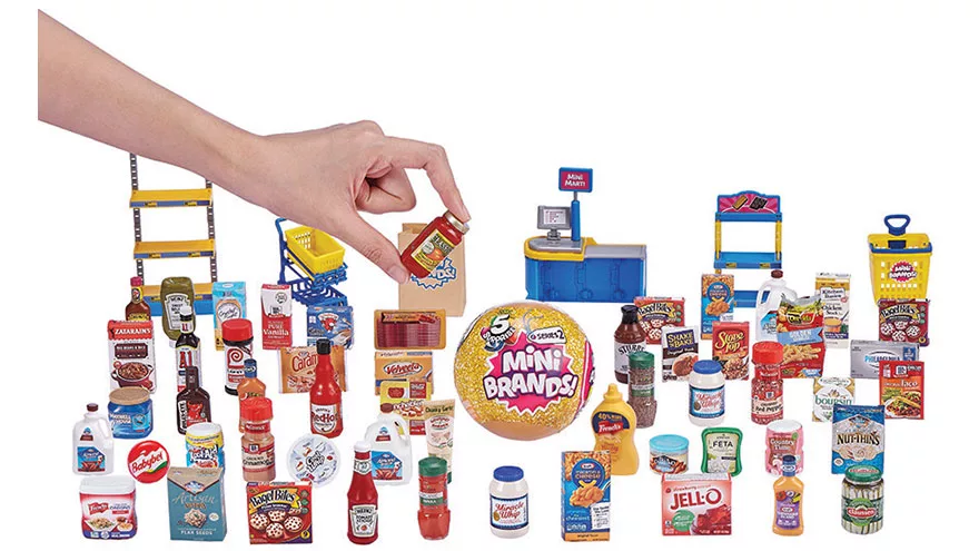 5 Surprise Toy Mini Brands Series 2 - Capsula Con 5 Mini Sorprese Da Collezione - ZURU (Confezione 2 Pezzi)