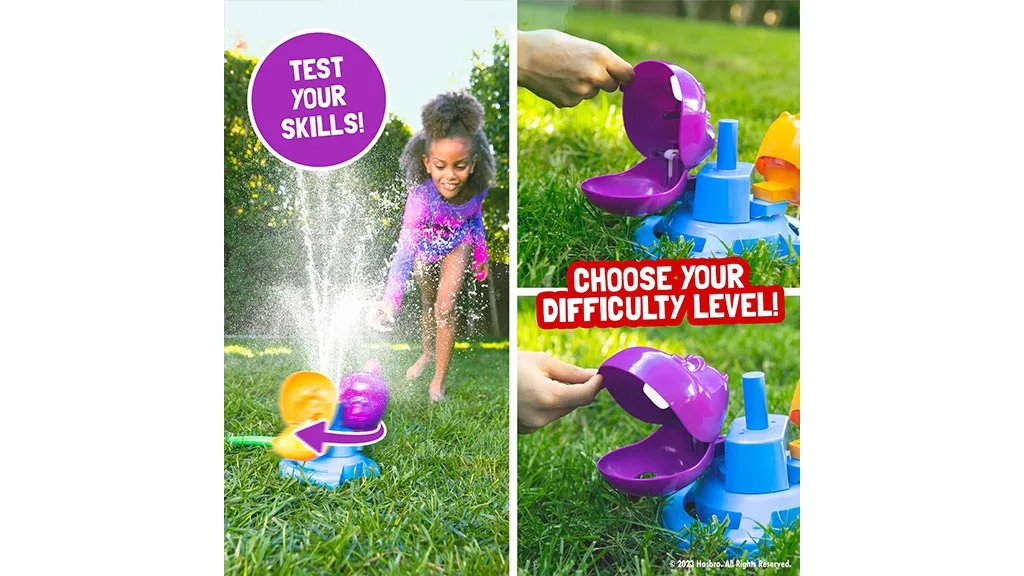 Hasbro Giochi All'Aperto – Hungry Hippos Splash Gioco D'Acqua Per Bambini 4+