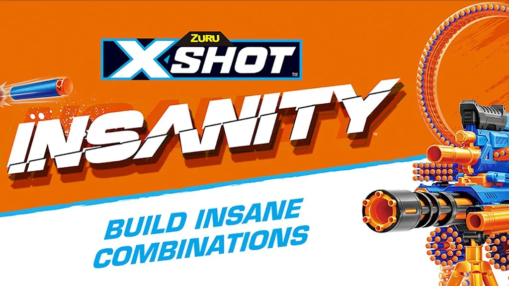  Zuru XSHOT Insanity Mega Barrel Includes 72 Darts