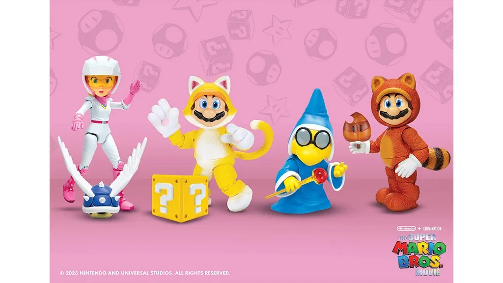 JAKKS Pacific's new Super Mario Bros. movie toys revealed