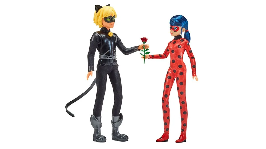 MIRACULOUS TWO-PACK MIRACULOUS LADYBUG AND CAT NOIR GIFT SET - The