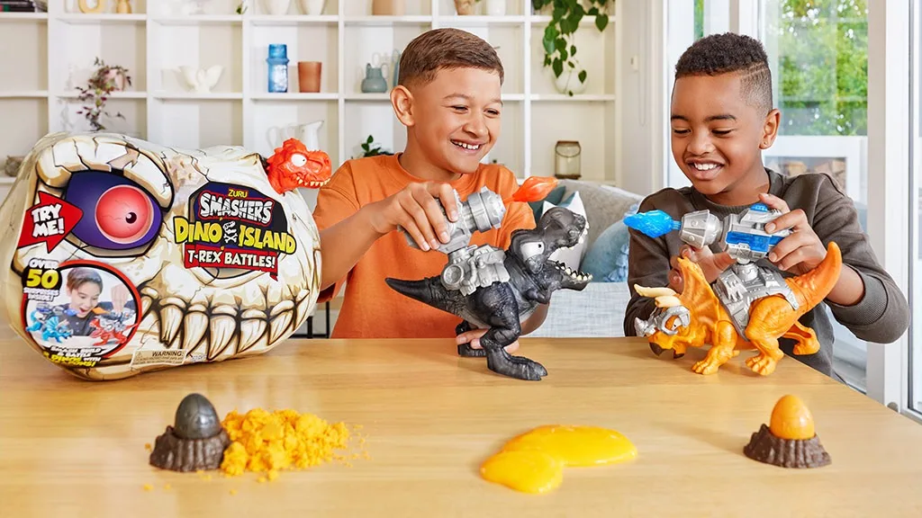 Zuru Smashers Dino Island T-rex Battles Surprise Mini Figures : Target