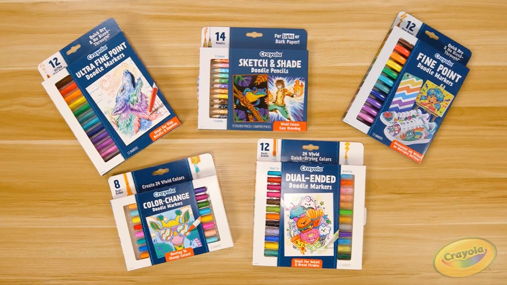 Crayola's Doodle & Draw Line Brings Out Kids' Inner Artists - The