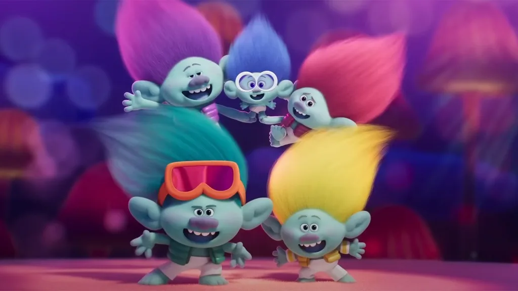 DreamWorks Trolls Band Together Poppy, Viva, & Branch Small Doll Collection,  Toys Inspired by the Movie