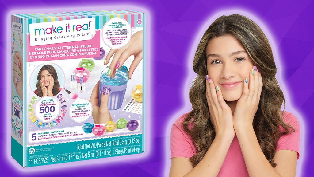 Kids Can Design Fun Glitter Nail Art without the Mess - The Toy Insider