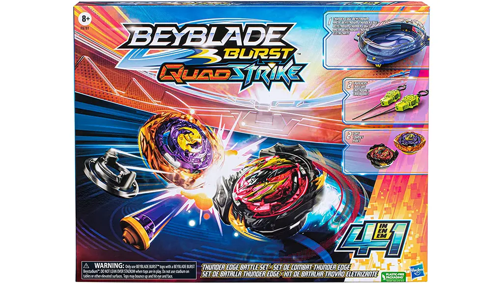 Beyblade Burst Quadstrike - Set De Batalla Thunder Edge Figure