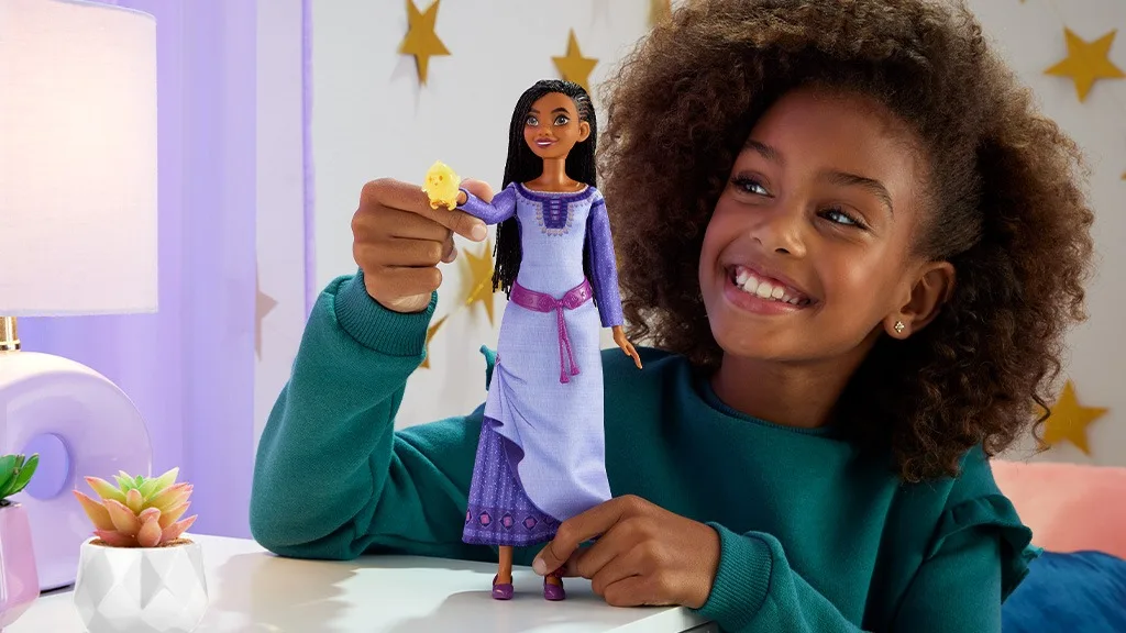 Disney Wish movie 2023 dolls from Mattel - Asha and other characters 