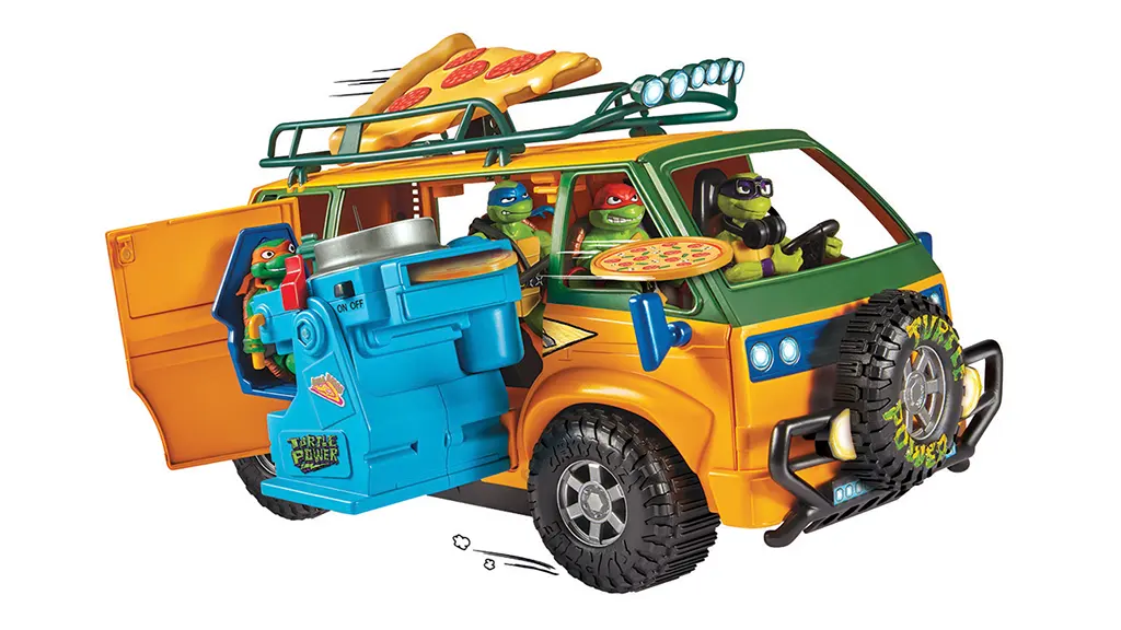Teenage Mutant Ninja Turtles Mutant Mayhem Pizza Fire Van от Playmate Toys