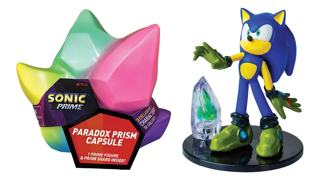 Sonic Prime Paradox Prism Capsule with Figure, Shard and Leaflet – 8 Styles  