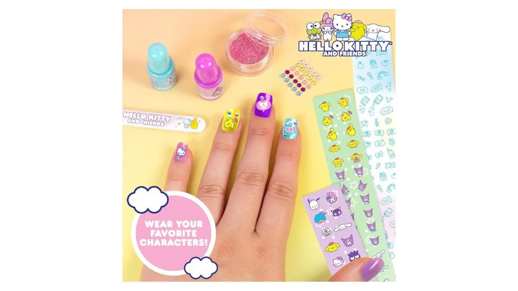 Cartoon Pet Hello Kitty Nail Water Sticker Decal For Nail
