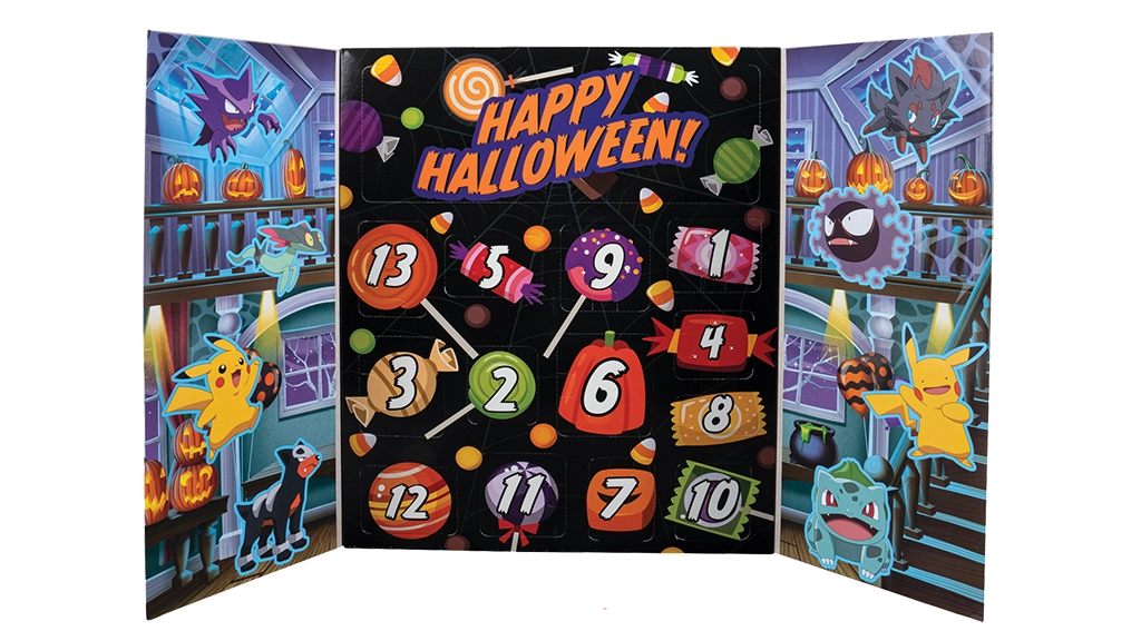 Jazwares Pokemon 2023 Countdown to Halloween Calendar Battle