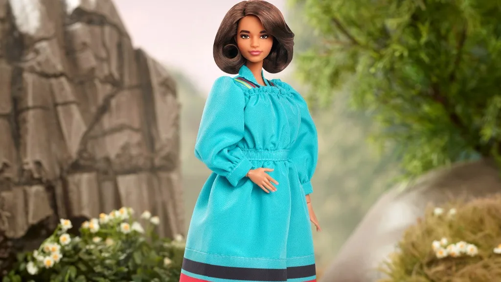 Mattel 2 Pack Barbie Fashions Summery Off-The-Shoulder Print Dress