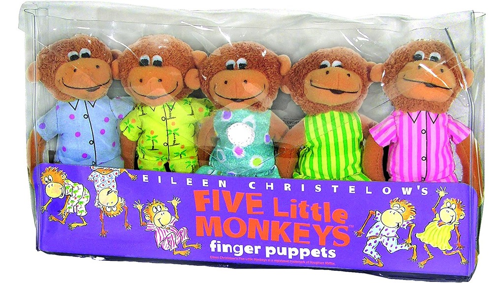 FIVE LITTLE MONKEYS FINGER PUPPETS | The Toy Insider