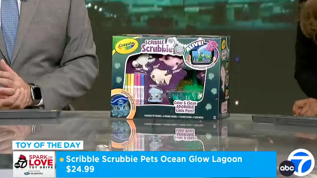 Scribble Scrubbie Ocean Pets Glow Lagoon