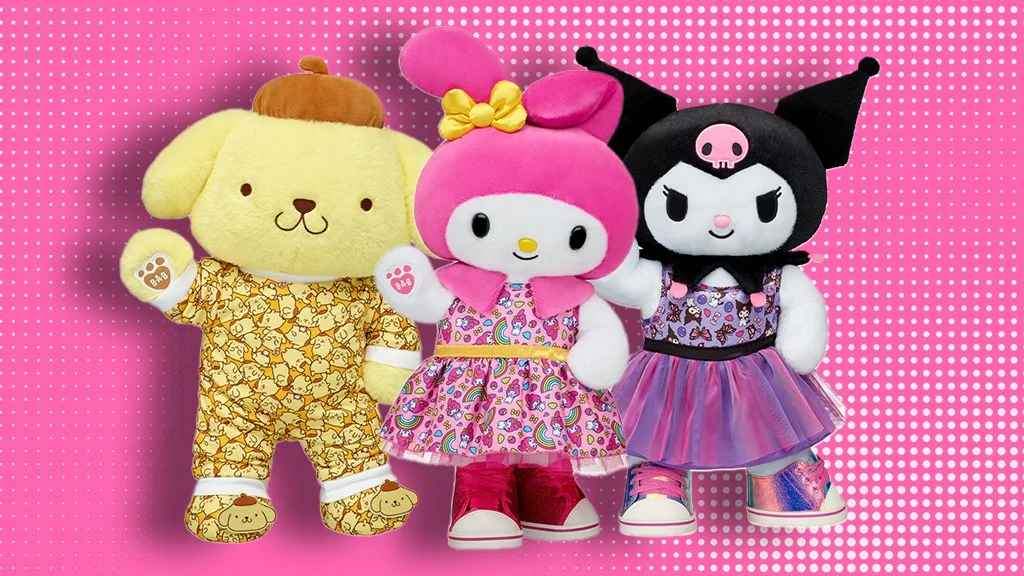 Kids Can Stuff and Dress Three New Sanrio Friends at Build-A-Bear