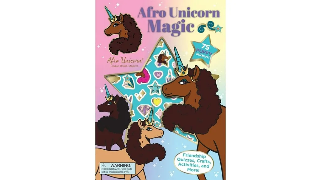 AFRO UNICORN MAGIC ACTIVITY BOOK - The Toy Insider