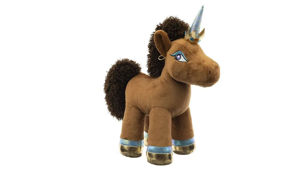 AFRO UNICORN 11-INCH STUFFED PLUSH TOY - UNIQUE - The Toy Insider