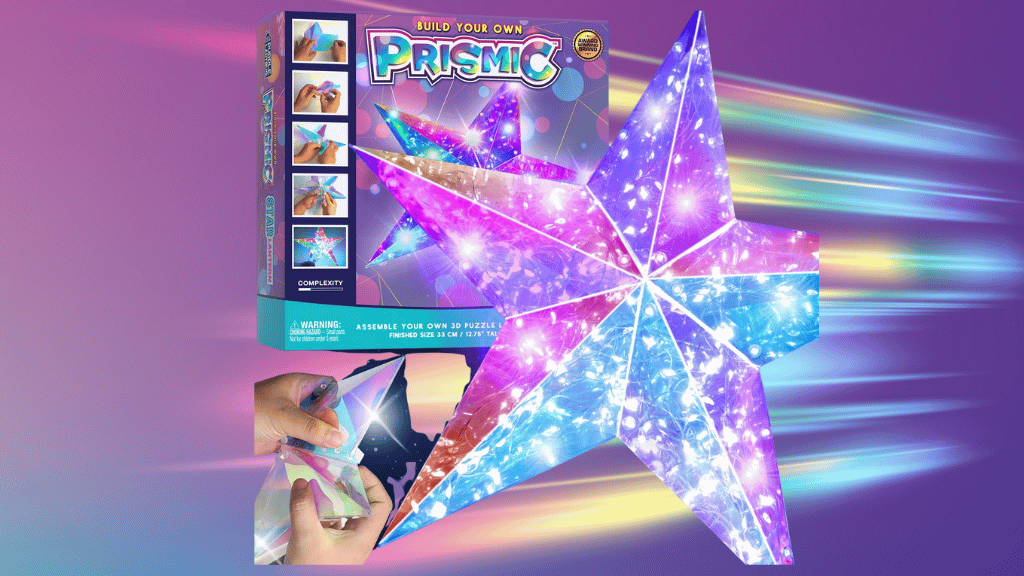 Prismic-3D-Puzzle-Lantern-Star