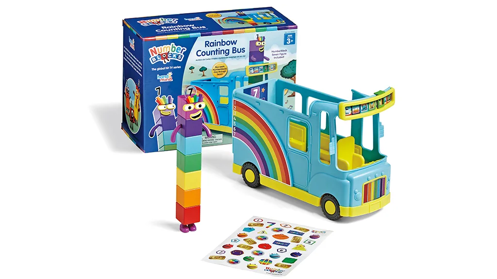 Expert Toy Review: hand2mind's Numberblocks Rainbow Counting Bus 